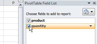 how to create a pivot table in Excel 2010