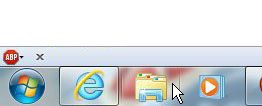 Click Windows Explorer icon