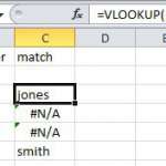 Excel compare columns with VLOOKUP