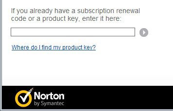 add a license to norton 360 by typing your product key