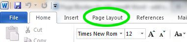 borders for word documents - page layout tab