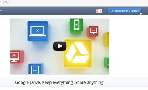 getting started with the google drive