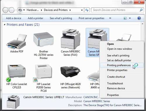 cómo cambiar la configuración de la impresora a blanco y negro