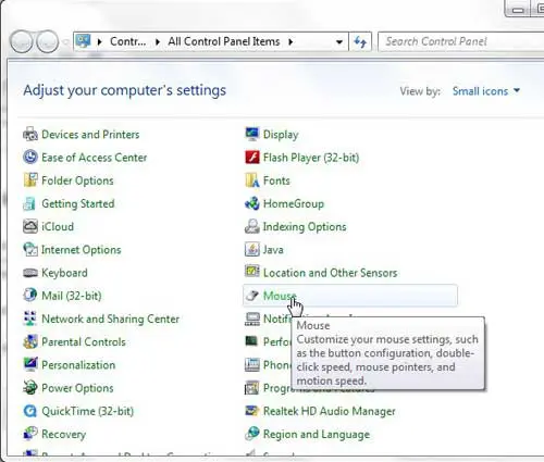 century the same calcium How to Change the Mouse Pointer on Windows 7 Computers - Solve Your Tech