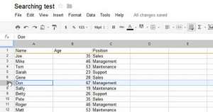 copy a row from one sheet to another in google docs