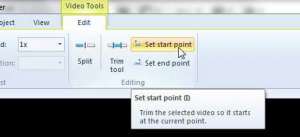 how to cut a clip in windows live movie maker