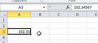 display more decimal places in Excel 2010