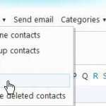export contacts from hotmail to outlook 2010