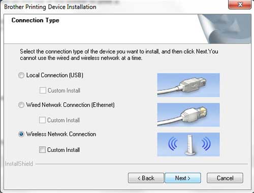 how to setup wireless printing with the brother hl 2270dw