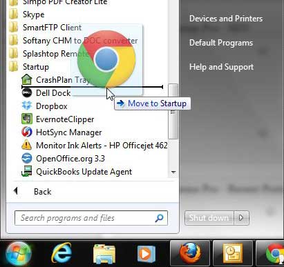 how to start google chrome automatically when your computer starts