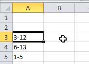 example of excel date strings not converted to dates