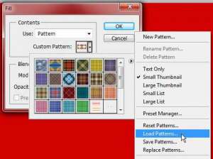 how to add a pattern to photoshop cs5