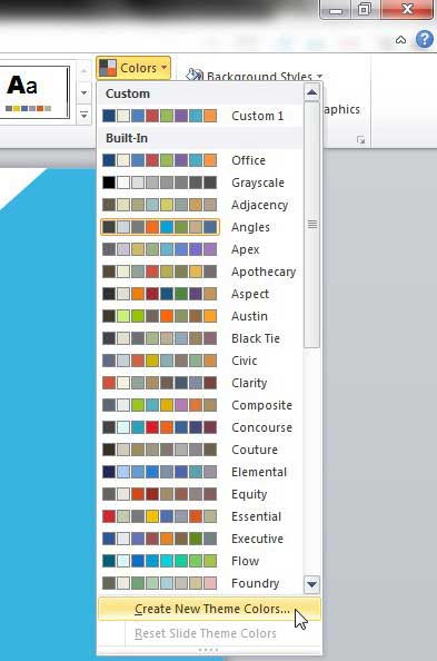 cómo cambiar el color del hipervínculo en powerpoint 2010