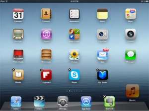 how to change the icons at the bottom of your ipad screen