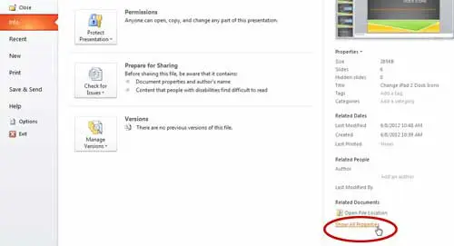 how to check word count in powerpoint 2010