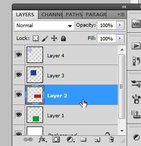 click your layer on the layers panel