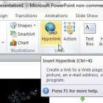 how to hyperlink in powerpoint 2010