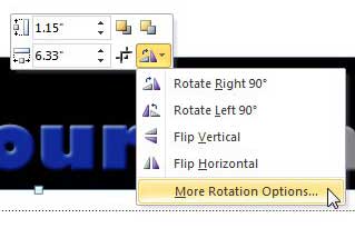 how to rotate an image in powerpoint 2010