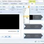 how to speed up a windows live movie maker video