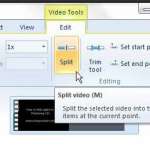 how to split a clip in windows live movie maker