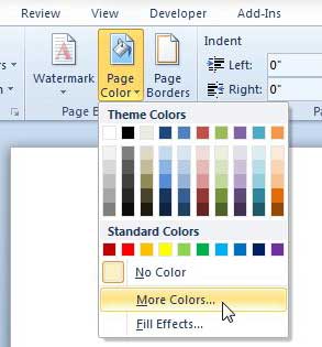 How to Change Background Color in Word 2010 - Solve Your Tech