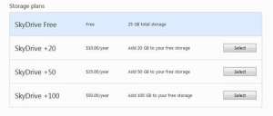 how to get more skydrive storage