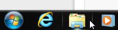 click windows explorer icon