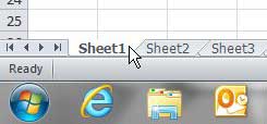 select excel sheet