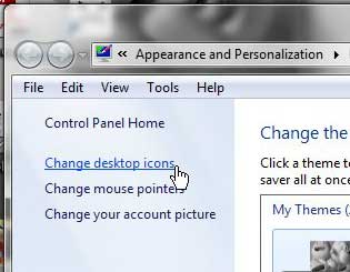 windows 7 change desktop icons