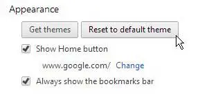 how do you get rid of themes in google chrome