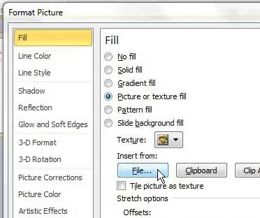 fill powerpoint shape with picture