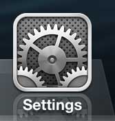 iphone 5 settings icon