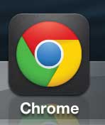 icono de la aplicación de Chrome para iPhone