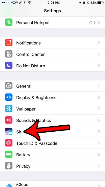 switch the siri gender or accent