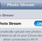 enable iphone photo stream