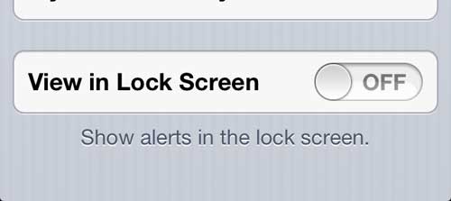 stop showing lock screen message alerts