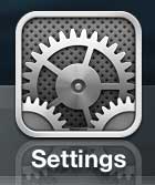 Open the iPhone 5 Settings menu