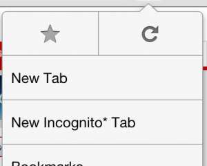 Select the "New Incognito Tab" option