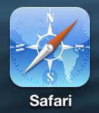 Launch the Safari iPhone app