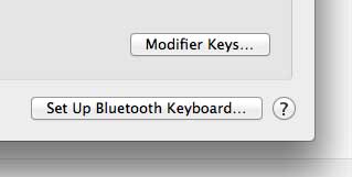 Click the Modifier Keys button