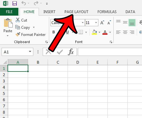 how to repeat rows at top of excel page - step 1