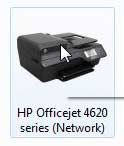 Double-click the HP Officejet 4620 icon