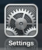 Click on the settings icon