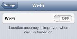 how to turn off wifi on the iphone 5