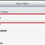 turn off the ipad new mail notification sound