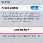 how to backup to icloud on the iphone 5