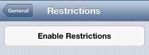 how to block access to the iphone 5 app store