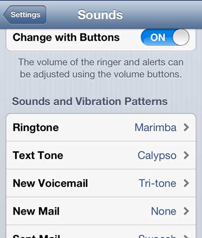 how to change your text tone on the iPhone 5