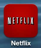 locate the Netflix app icon
