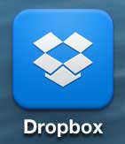 open the dropbox app